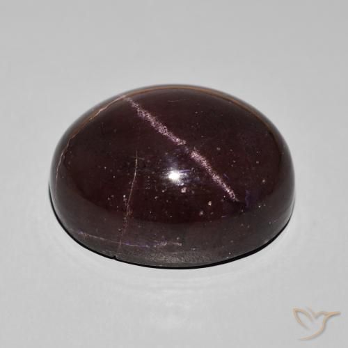 Granada Estrela Vermelho escuro Natural 66.39ct, oval, Opaco