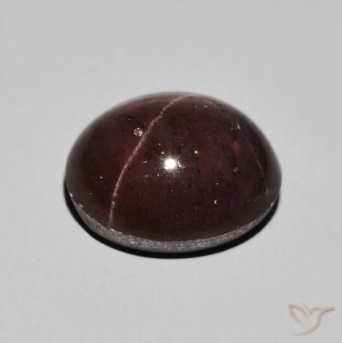 Granada Estrela vermelho mogno Natural 13.26ct, oval, Opaco