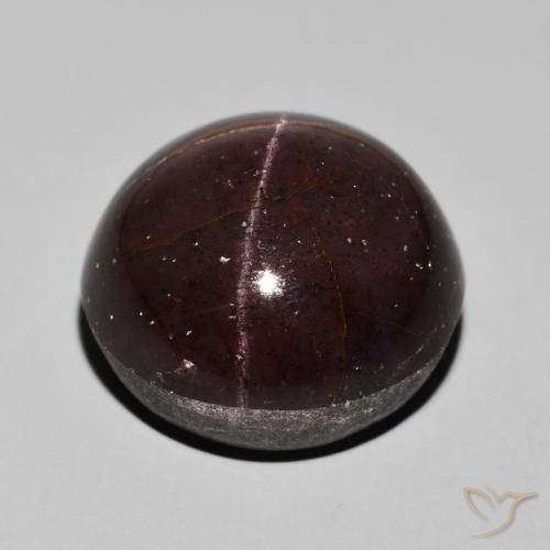 Granada Estrela vermelho mogno Natural 40.98ct, Redondo, Opaco