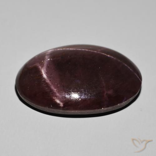 Granada Estrela vermelho mogno Natural 68.34ct, oval, Opaco