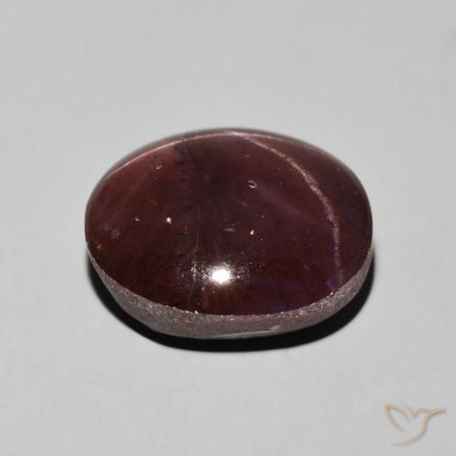 Granada Estrela vermelho mogno Natural 13.83ct, oval, Opaco
