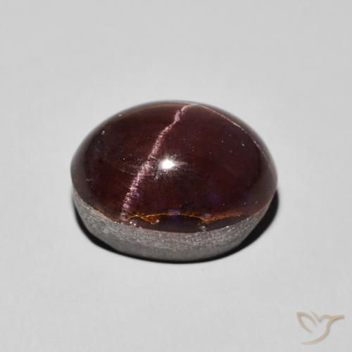 Granada Estrela Vermelho escuro Natural 13.49ct, oval, Opaco