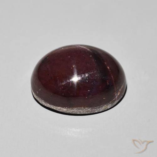 Granada Estrela Vermelho escuro Natural 27.66ct, oval, Opaco