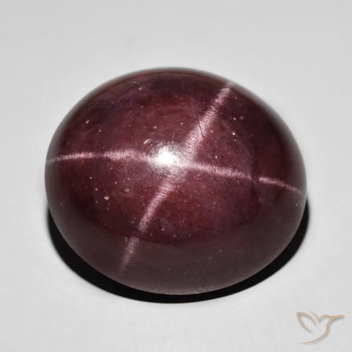 72.25ct Natural vermelho mogno Granada Estrela, oval, Opaco