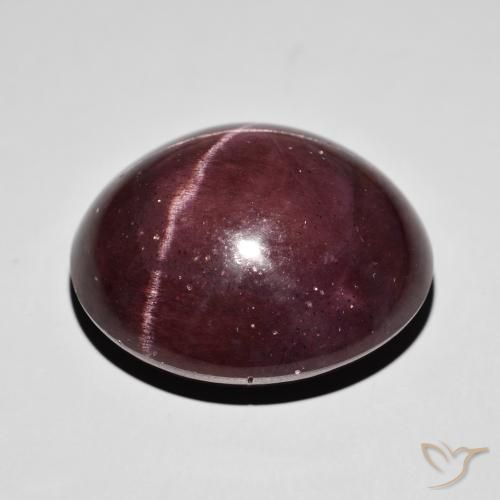 Granada Estrela vermelho mogno Natural 72.25ct, oval, Opaco