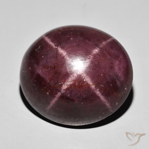 63.04ct Natural vermelho mogno Granada Estrela, oval, Opaco
