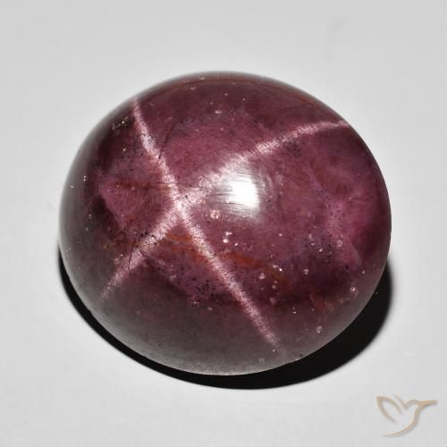 Granada Estrela vermelho mogno Natural 63.04ct, oval, Opaco