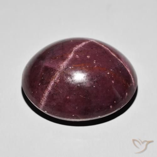 Granada Estrela vermelho mogno Natural 63.04ct, oval, Opaco