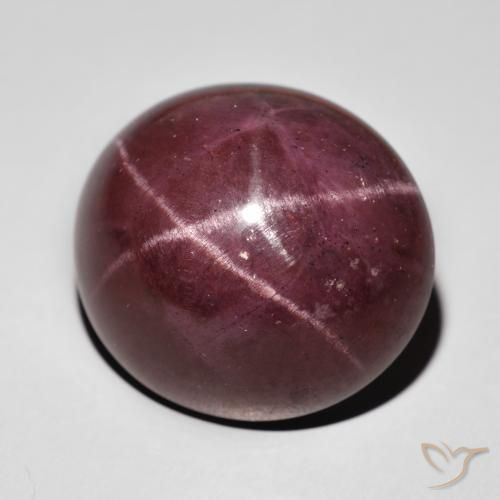 Granada Estrela vermelho mogno Natural 77.87ct, oval, Opaco