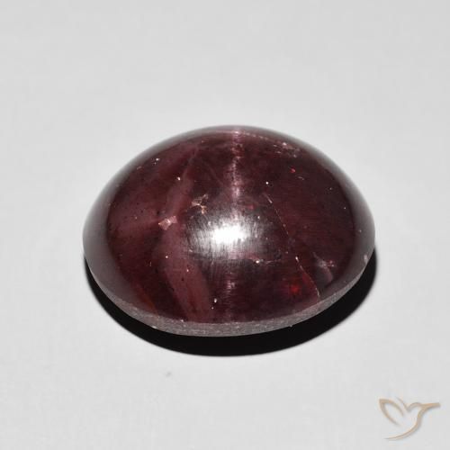 Granada Estrela vermelho mogno Natural 17.08ct, oval, Opaco
