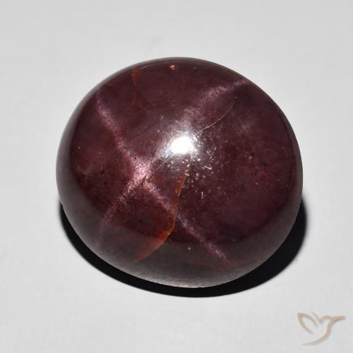 Granada Estrela vermelho mogno Natural 29.61ct, oval, Opaco