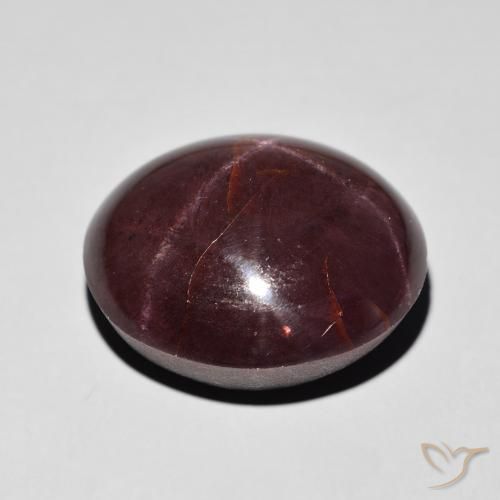 Granada Estrela vermelho mogno Natural 29.61ct, oval, Opaco