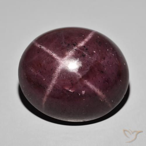 68.19ct Natural vermelho mogno Granada Estrela, oval, Opaco