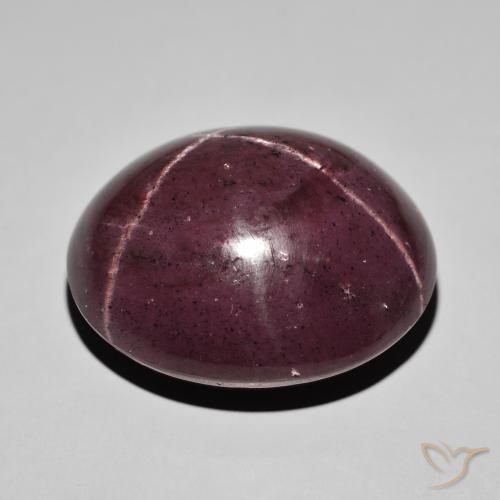Granada Estrela vermelho mogno Natural 68.19ct, oval, Opaco