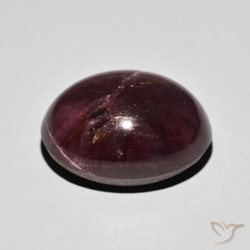 Granada Estrela Vermelho escuro Natural 30.03ct, oval, Opaco