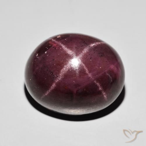47.10ct Natural Vermelho escuro Granada Estrela, oval, Opaco