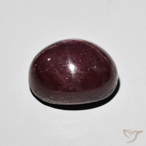 Granada Estrela vermelho mogno Natural 24.09ct, oval, Opaco