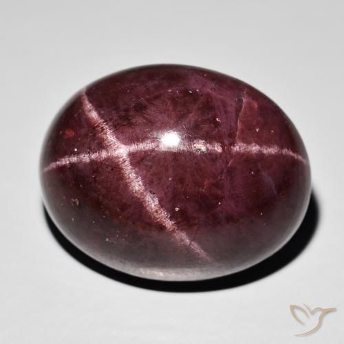 Granada Estrela vermelho mogno Natural 54.33ct, oval, Opaco