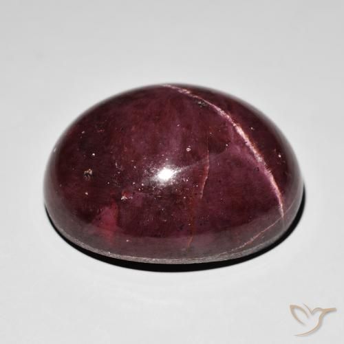 Granada Estrela vermelho mogno Natural 54.33ct, oval, Opaco