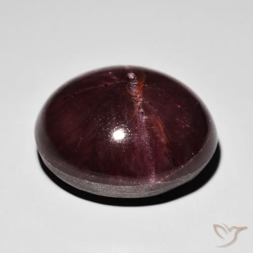Granada Estrela Vermelho escuro Natural 39.09ct, oval, Opaco