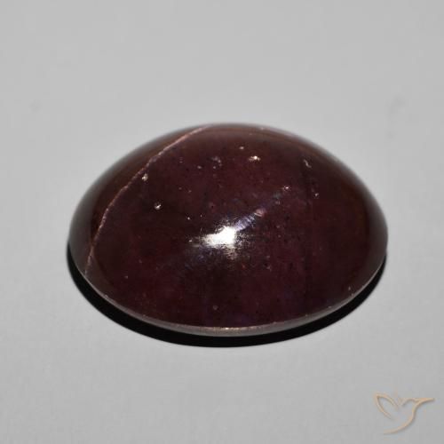 Granada Estrela vermelho mogno Natural 57.92ct, oval, Opaco