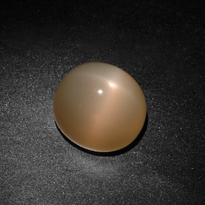 Pedra da lua estrela creme natural 15,59ct, transparente, transparente/translúcido