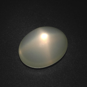 Pedra da lua estrela verde natural 13,21ct, transparente, transparente/translúcido