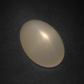 Pedra da lua estrela creme natural 12,67ct, transparente, transparente/translúcido