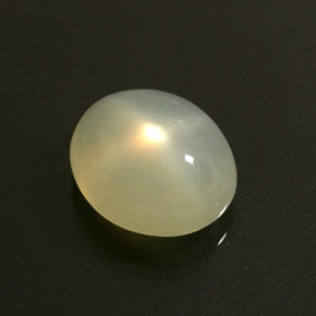 Pedra da lua estrela branco natural 16,95ct, transparente, transparente/translúcido