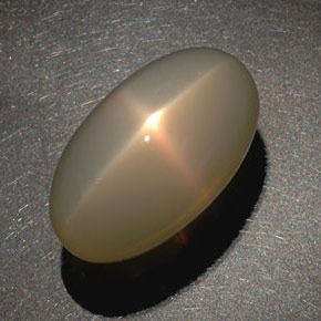 Pedra da Lua Estrela Creme Natural 41.03ct, Transparente, Transparente/Translúcido