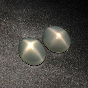 Pedras preciosas de pedra da lua estrela verde natural de  ct, transparente, transparente/translúcido