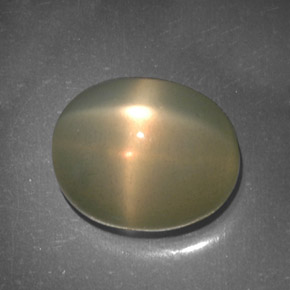 Pedra da lua estrela creme natural 5,11ct, transparente, transparente/translúcido