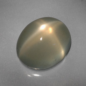 Pedra da lua estrela creme natural 6,08ct, transparente, transparente/translúcido
