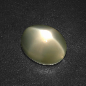Pedra da lua estrela creme natural 12,94ct, transparente, transparente/translúcido