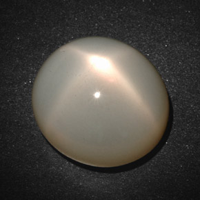 Pedra da lua estrela creme natural 19,33ct, corte oval, translúcido