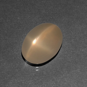 Pedra da lua estrela creme natural 7,09ct, transparente, transparente/translúcido