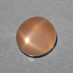 Pedra da lua estrela laranja natural 9,31ct, transparente, transparente/translúcido
