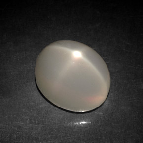 Pedra da lua estrela branco natural 6,64ct, transparente, transparente/translúcido