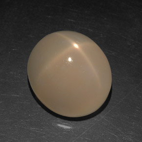 Pedra da Lua Estrela creme de laranja Natural 7.13ct, Transparente, Transparente/Translúcido