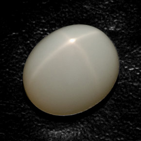 Pedra da lua estrela creme natural 16,36ct, transparente, transparente/translúcido