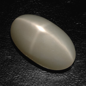 Pedra da lua estrela cinza natural 19,03ct, transparente, transparente/translúcido