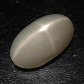 Pedra da lua estrela cinza natural 19,03ct, transparente, transparente/translúcido