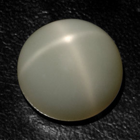 Pedra da lua estrela creme natural 18,89ct, transparente, transparente/translúcido