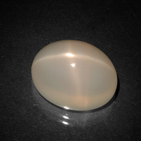 Pedra da lua estrela laranja natural 8,79ct, transparente, transparente/translúcido