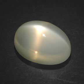Pedra da lua estrela laranja natural 7,49ct, transparente, transparente/translúcido