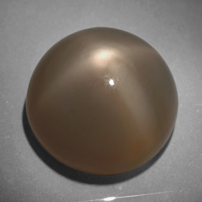 Pedra da lua estrela cinza natural 18,64ct, corte redondo, translúcido
