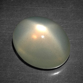 Pedra da lua estrela laranja natural 12,93ct, transparente, transparente/translúcido