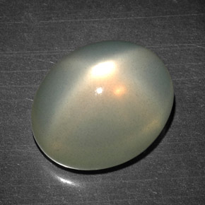 Pedra da lua estrela laranja natural 12,93ct, transparente, transparente/translúcido