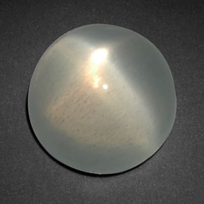 Pedra da lua estrela verde natural 8,13ct, transparente, transparente/translúcido