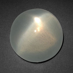 Pedra da lua estrela verde natural 8,13ct, transparente, transparente/translúcido